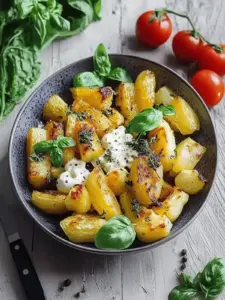 Mediterraner gebratener Kohlrabi