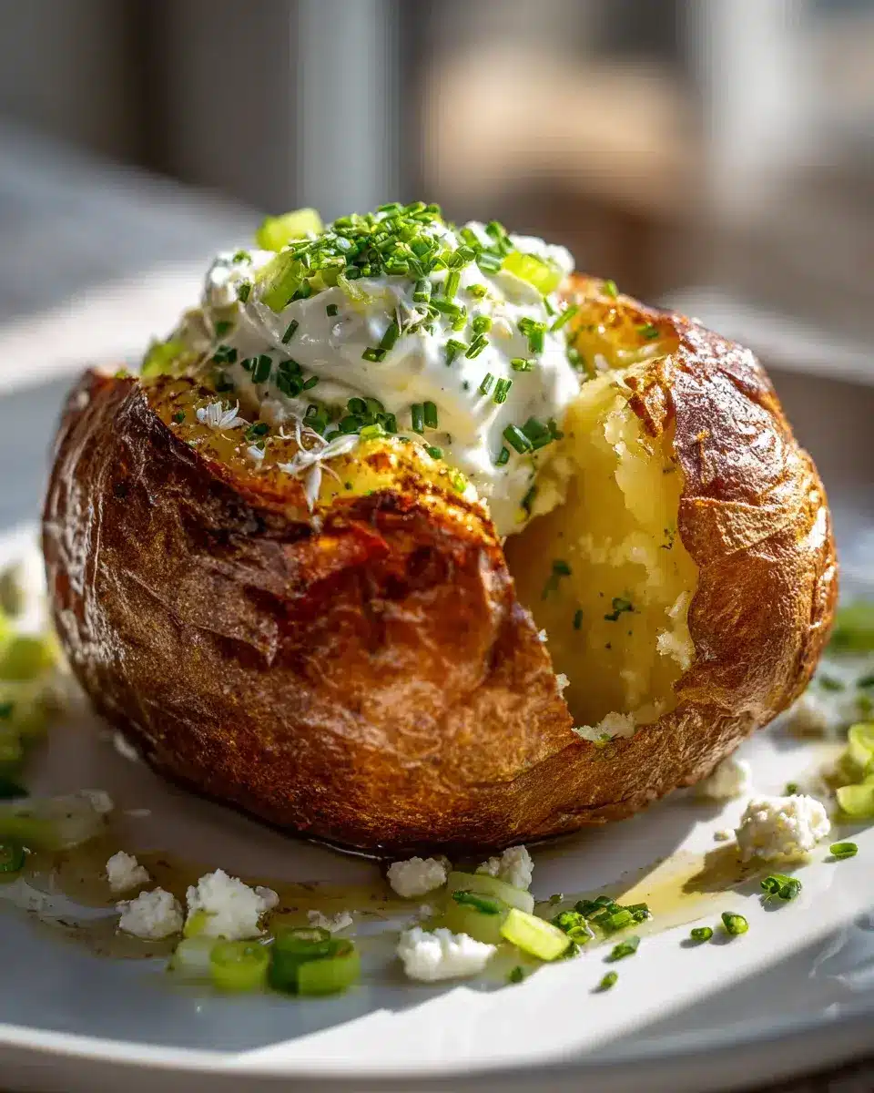 Perfekte Airfryer Ofenkartoffel: Knusprig Außen, Zart Innen! - chefstrawberry.de 2 Perfekte Airfryer Ofenkartoffel