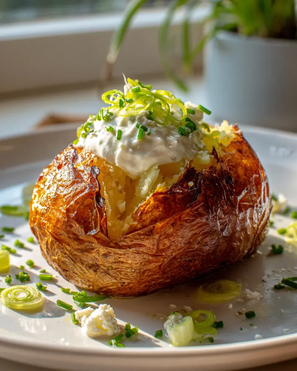 Perfekte Airfryer Ofenkartoffel