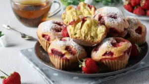 Ricotta-Erdbeer-Muffins