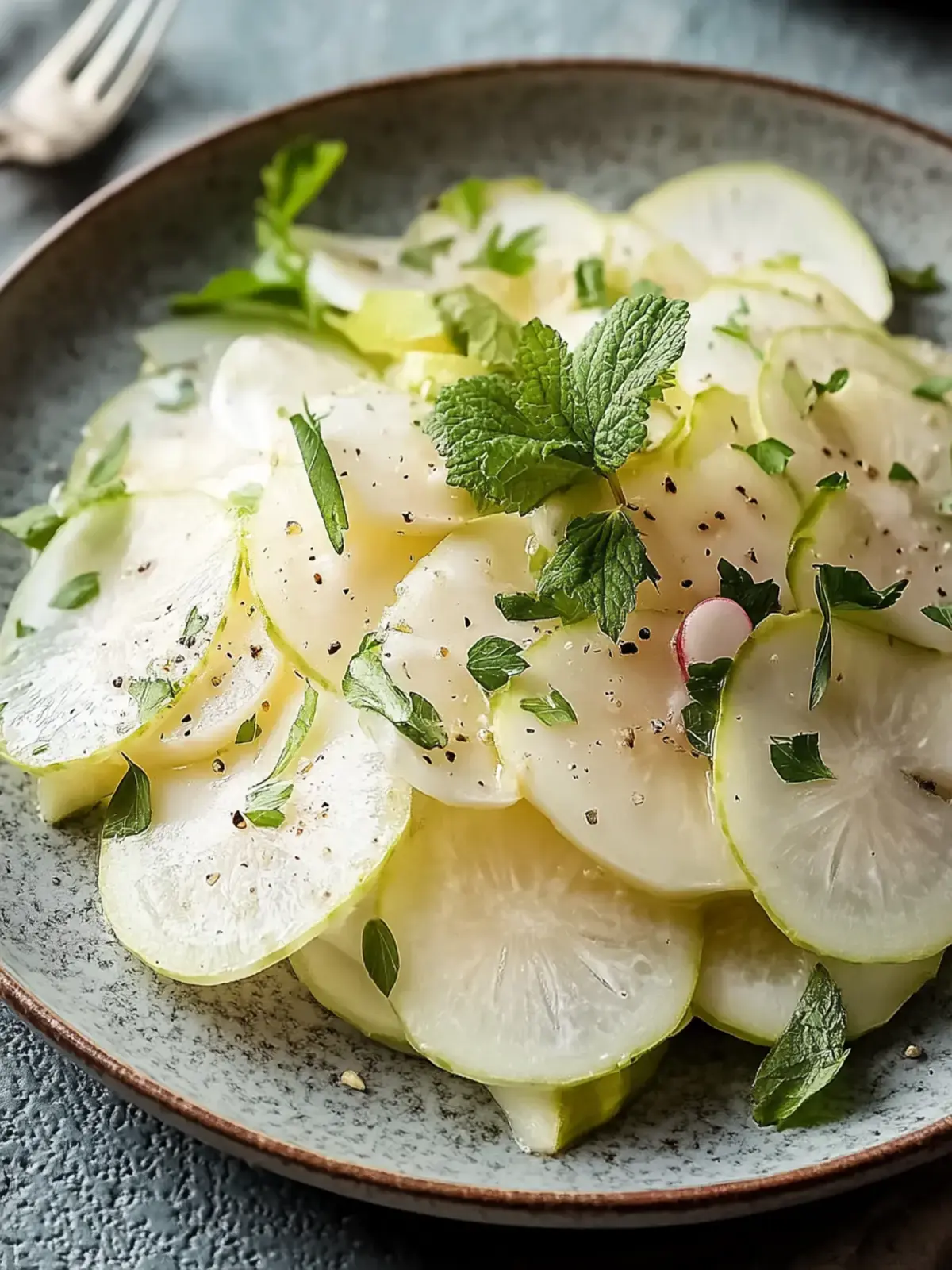 Rohkostsalat mit Kohlrabi