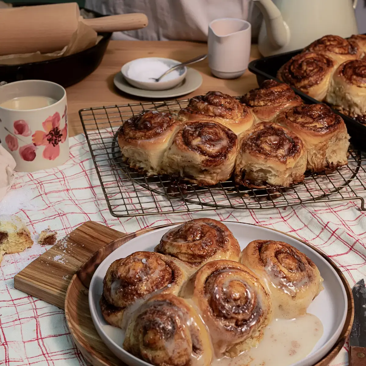 Ruby macht saftige Zimtschnecken