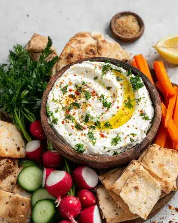 Schäumiger Feta Dip Rezept