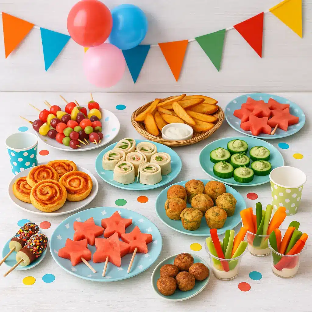 Servierplatten für Kindergeburtstag