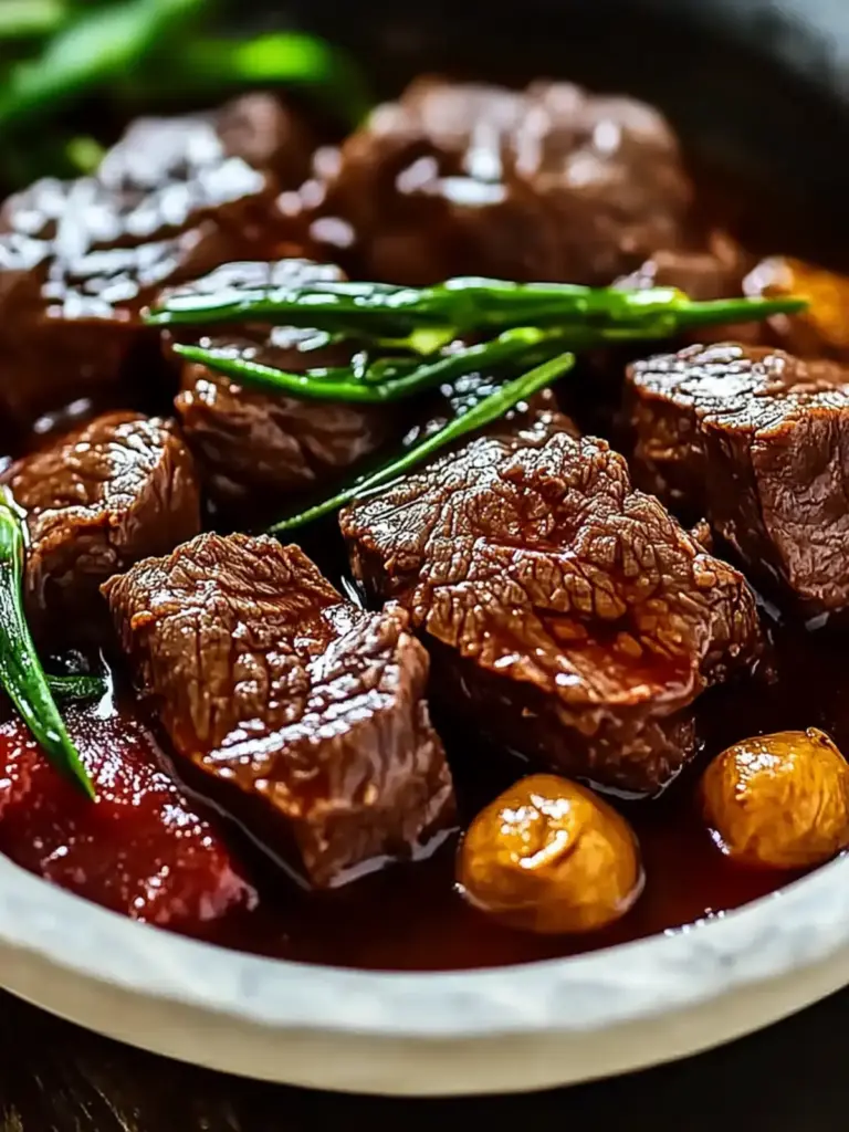 Slow Cooker Mongolisches Rindfleisch