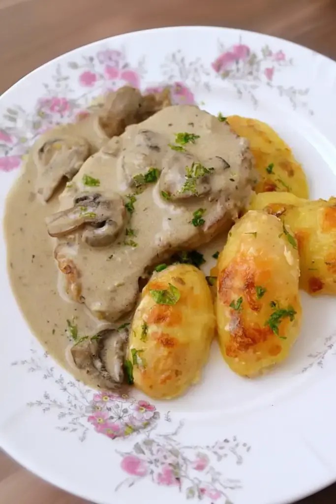 Steakpfanne mit Champignons