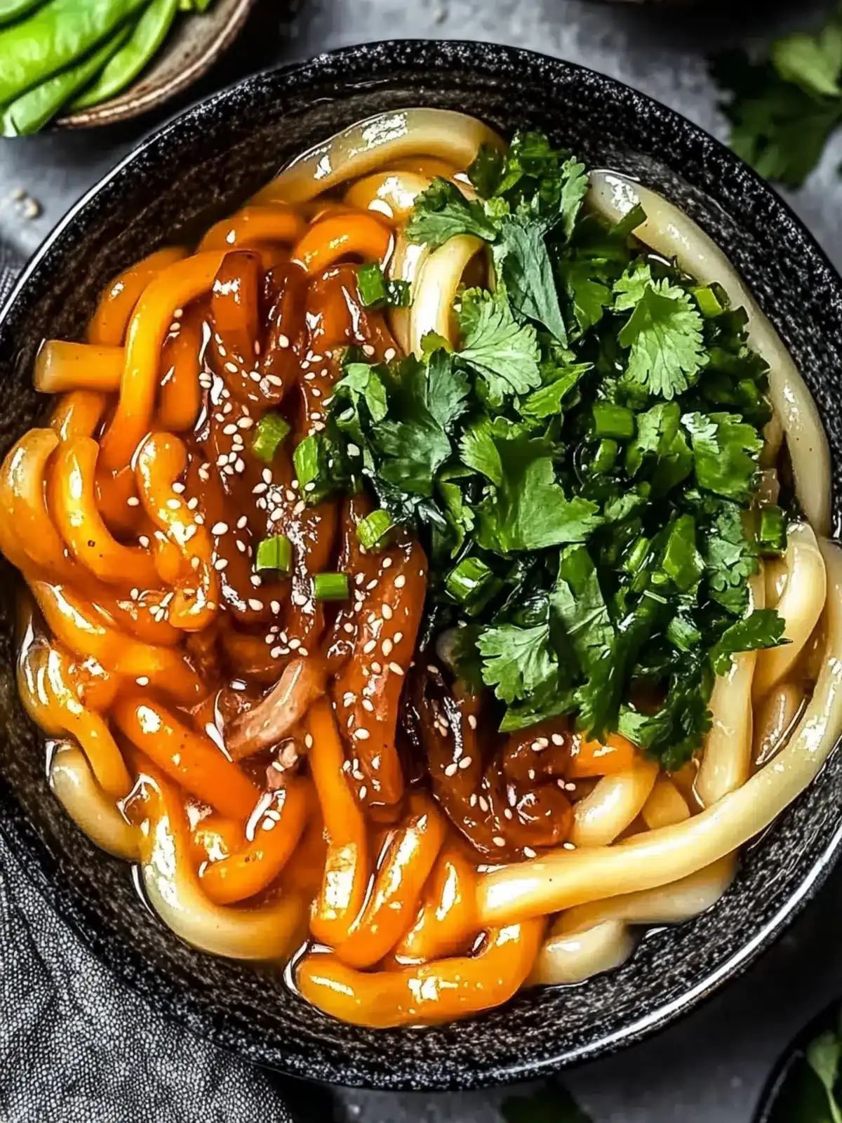 Vegane Udon Nudeln