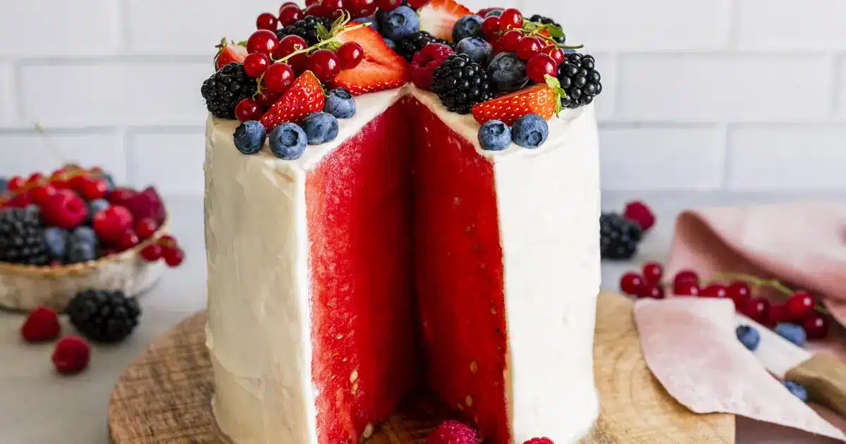 Wassermelonen Torte