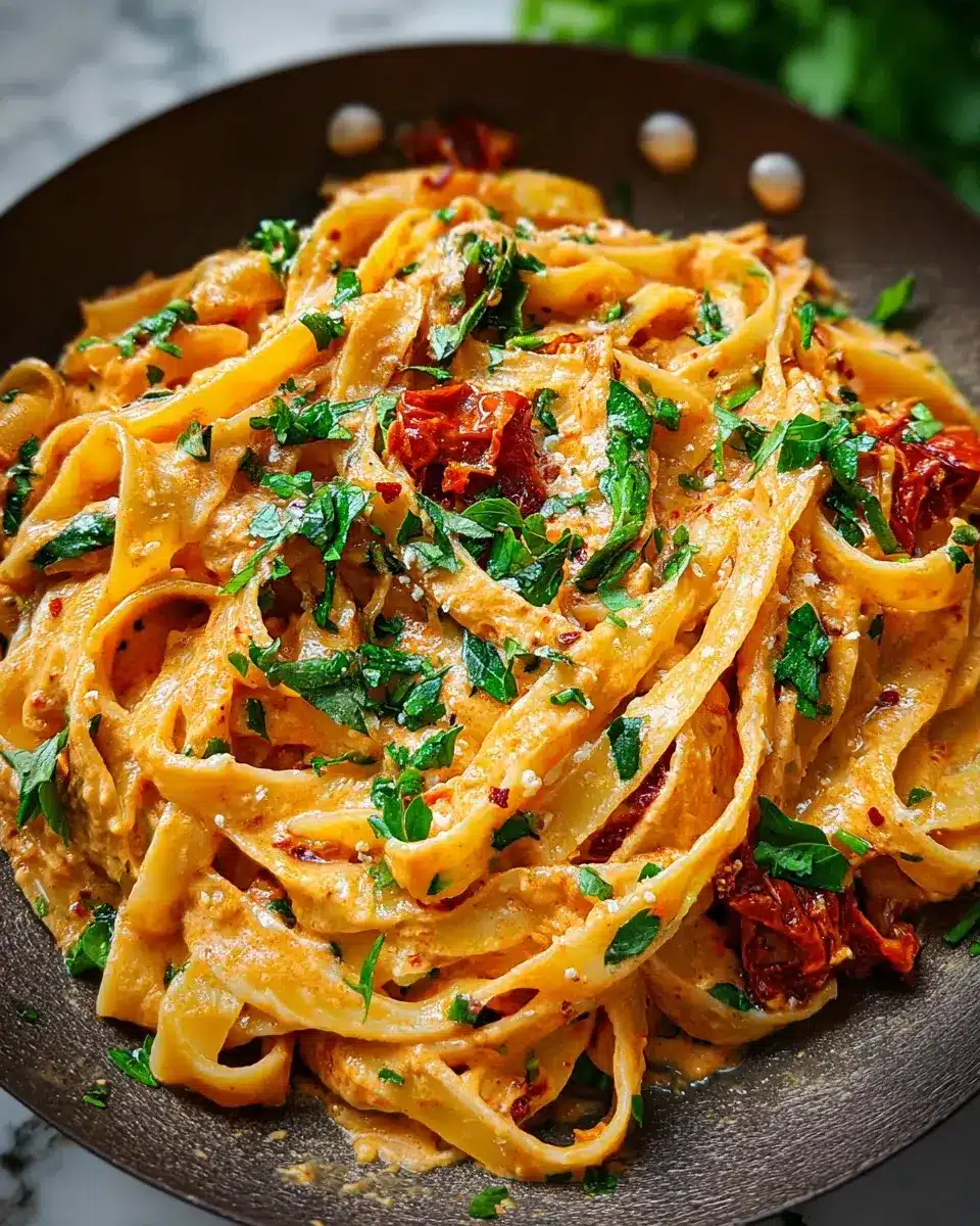 cremige vegane Pasta