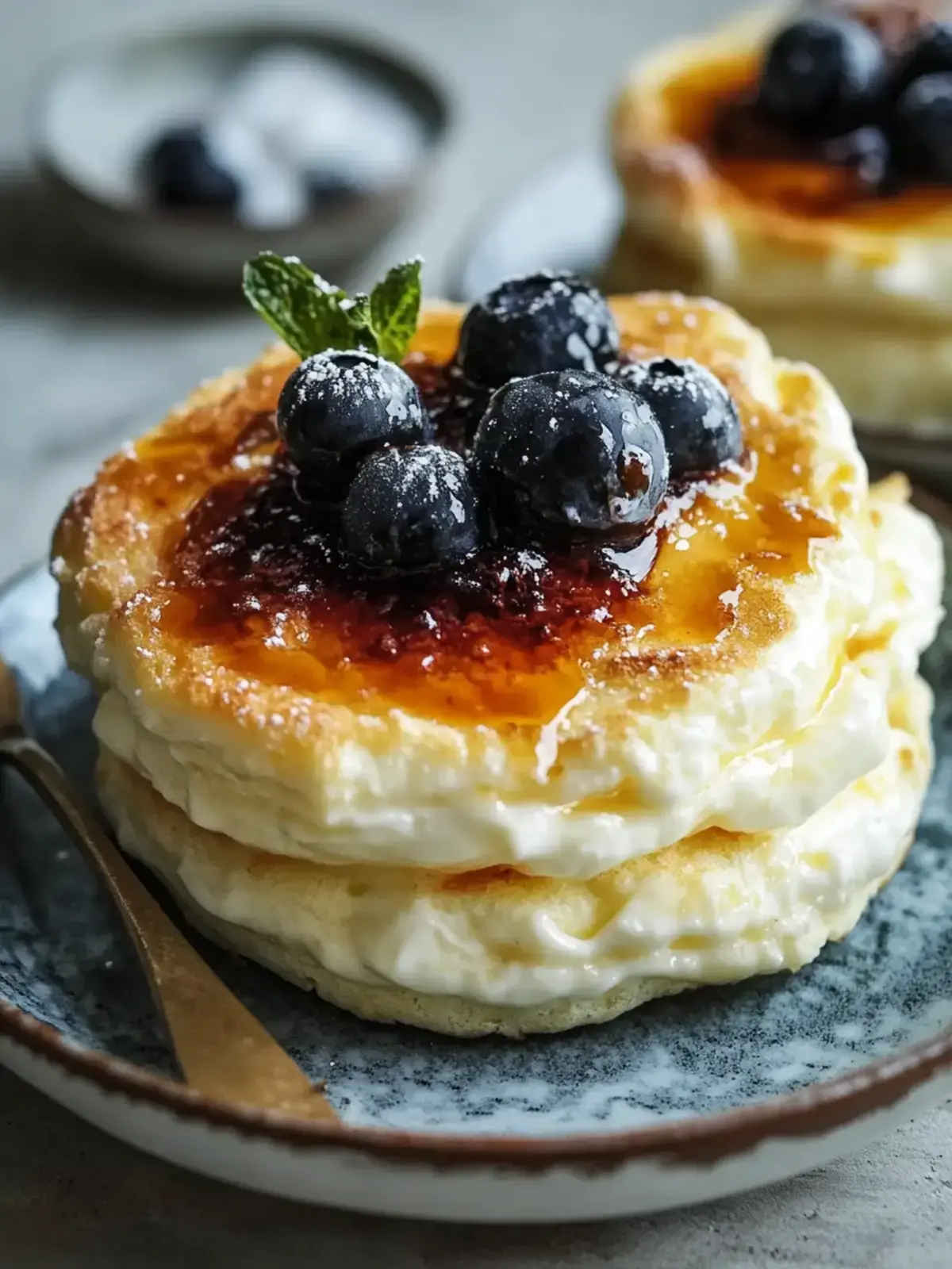Ultimative fluffige griechische Joghurt-Pfannkuchen Rezept 2 fluffige griechische Joghurt-Pfannkuchen