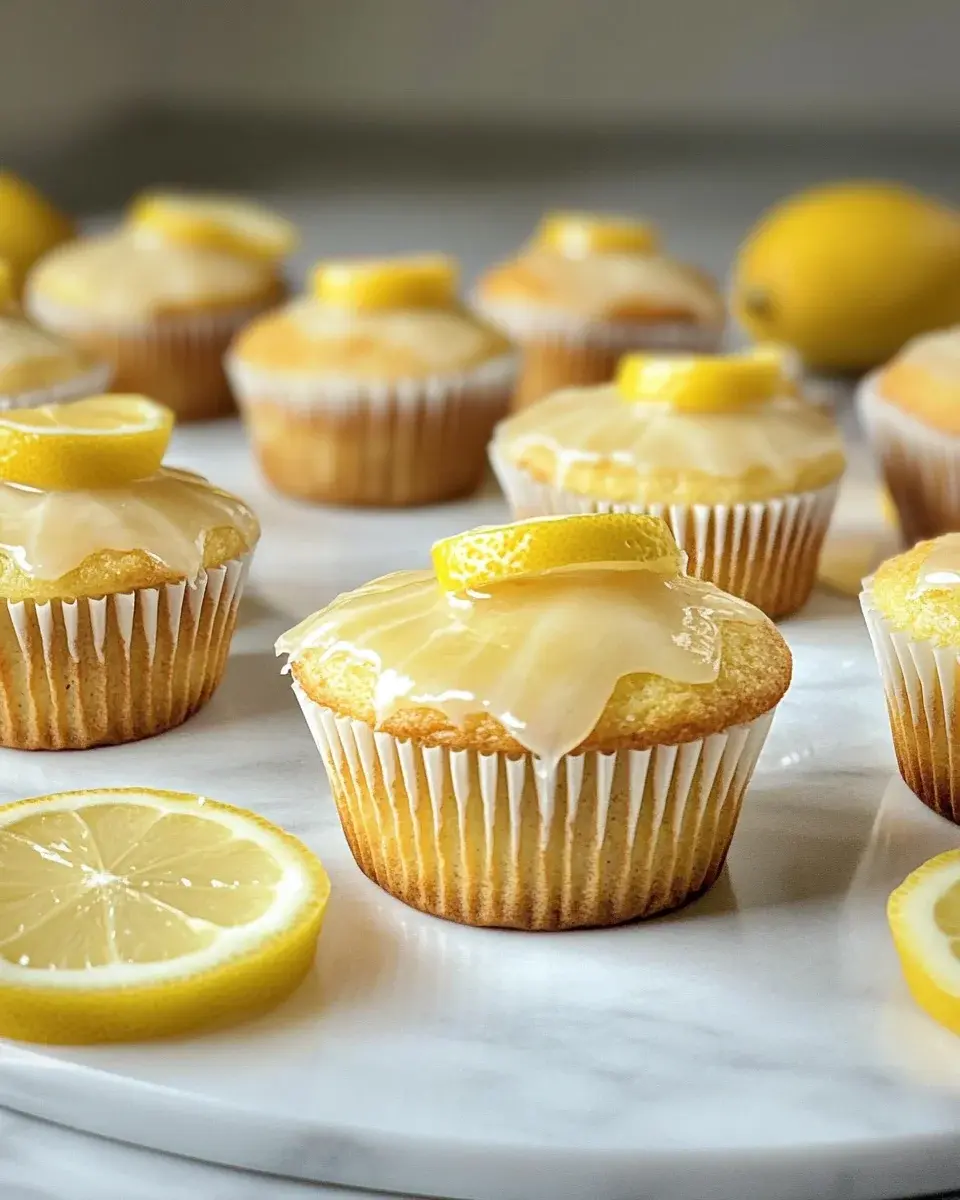 saftige Zitronen Muffins 2 saftige Zitronen Muffins