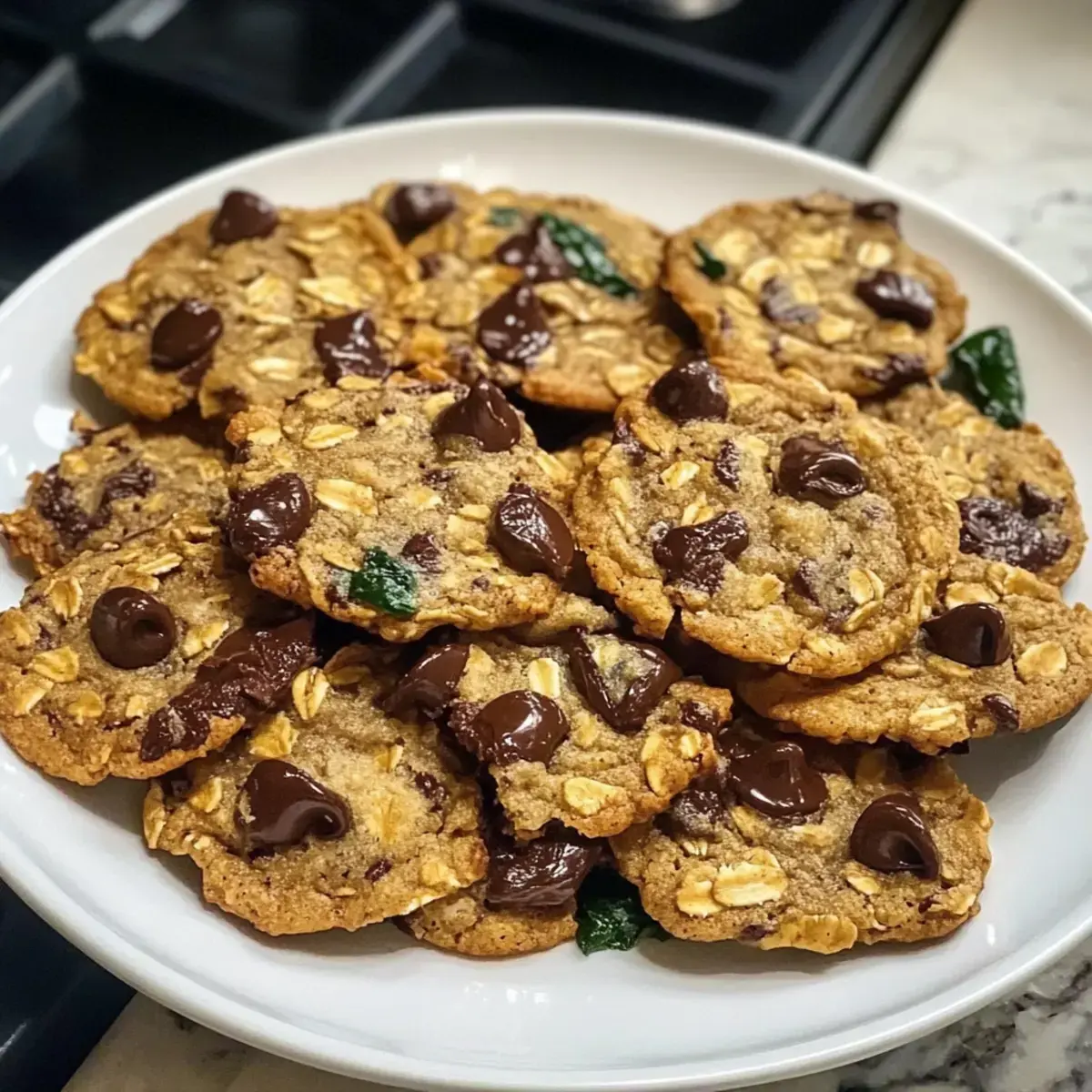 4-Zutaten Crispy Chocolate Oat Cookies – Einfacher Genuss 2 4-Zutaten-Haferflocken-Kekse