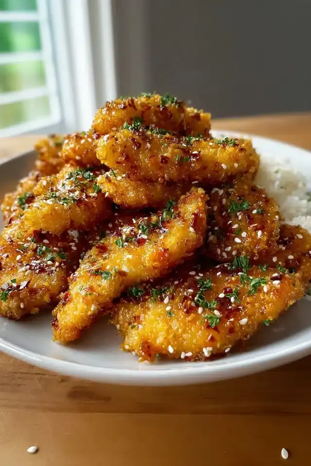 Airfryer Honig Butter Knoblauch Hähnchen