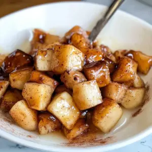 Airfryer Äpfel mit Zimt-Glasur