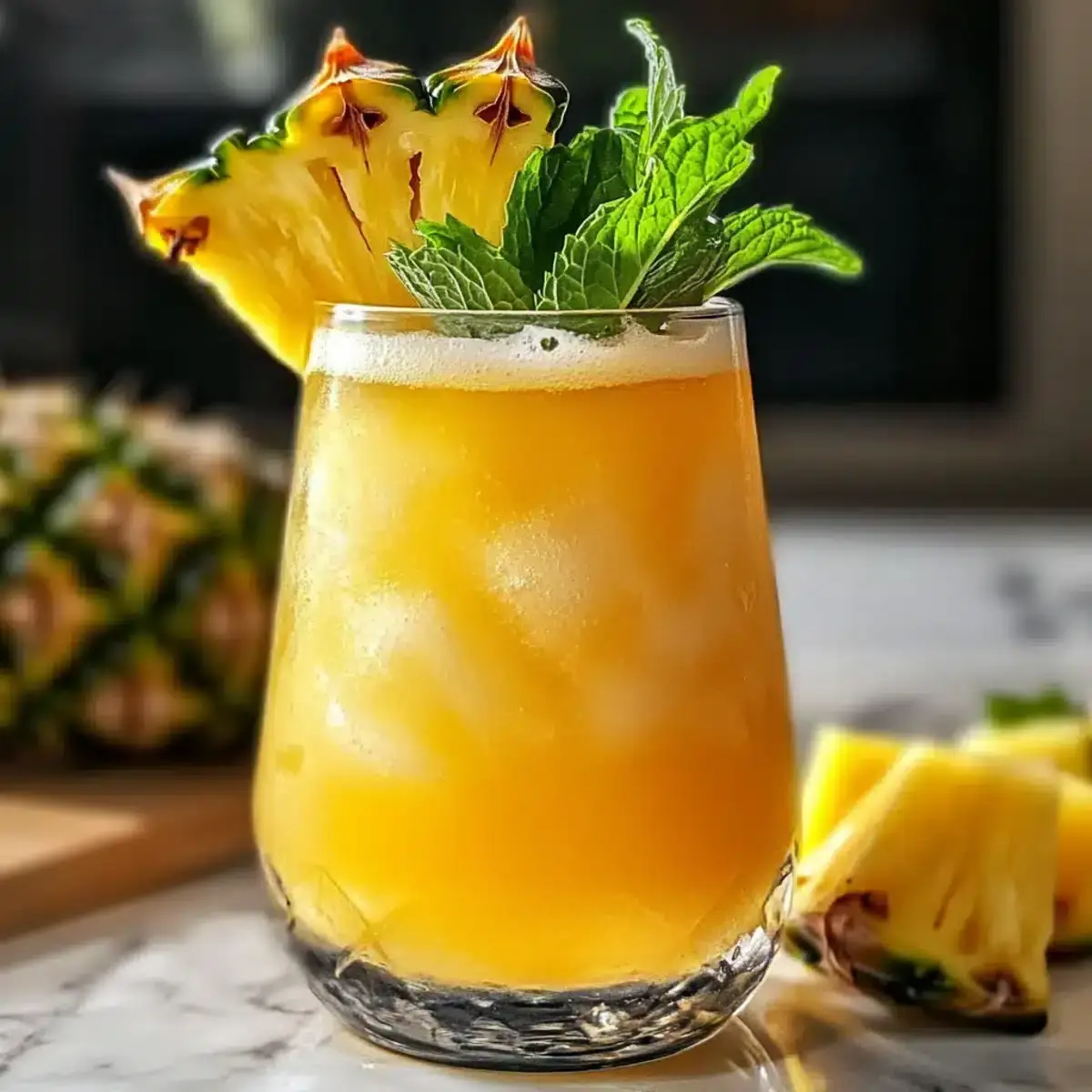 Ananas Ingwer Mocktail