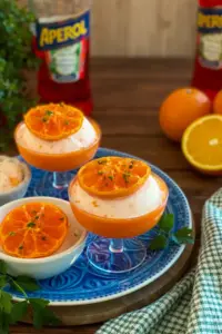 Cremiges Aperol Orangen Eis