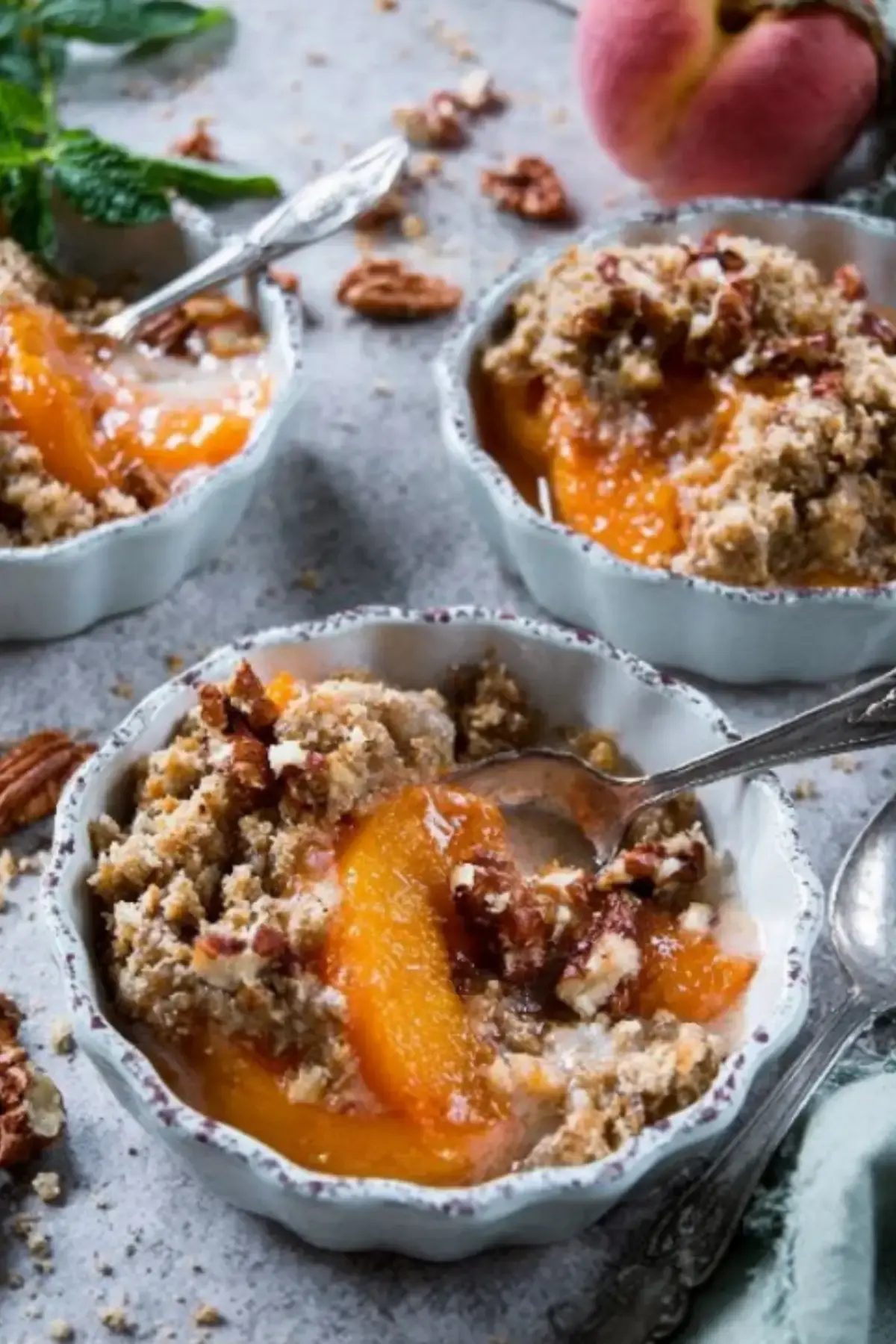 Aprikosen Crumble Rezept