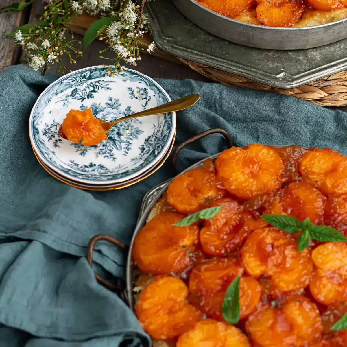 Aprikosen Tarte Tatin