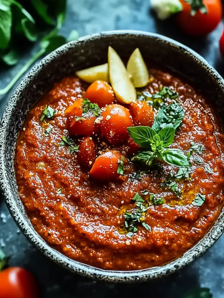 Auberginen Tomatendip marokkanisch