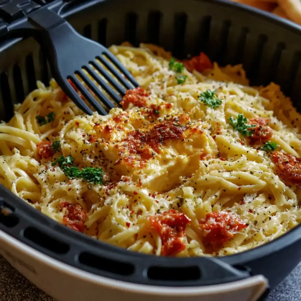 Baked Feta Pasta aus der Heißluftfritteuse