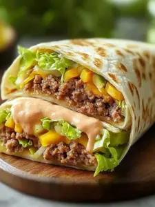 Schnelle Big Mac Wraps