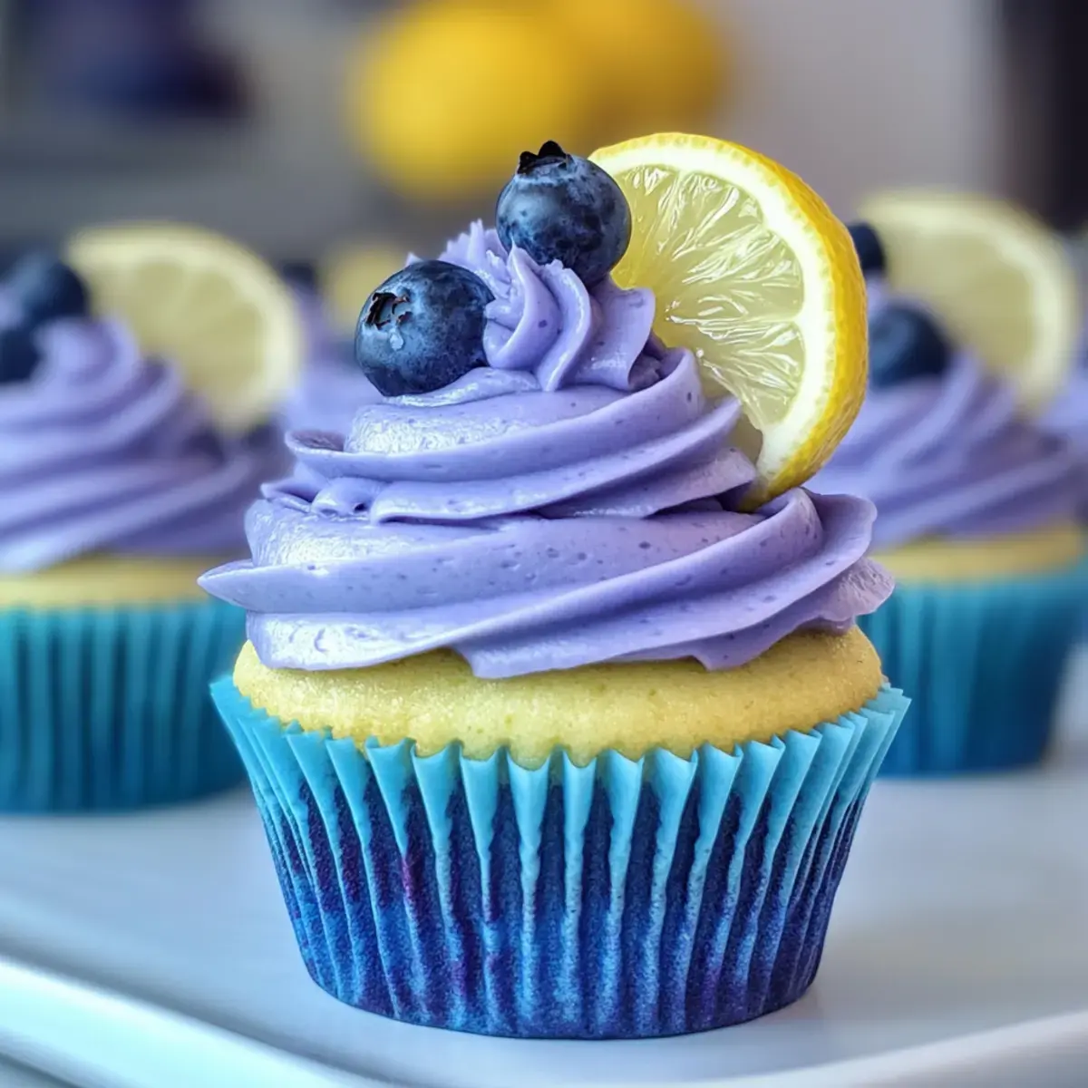 Blaubeer-Limonade-Muffins