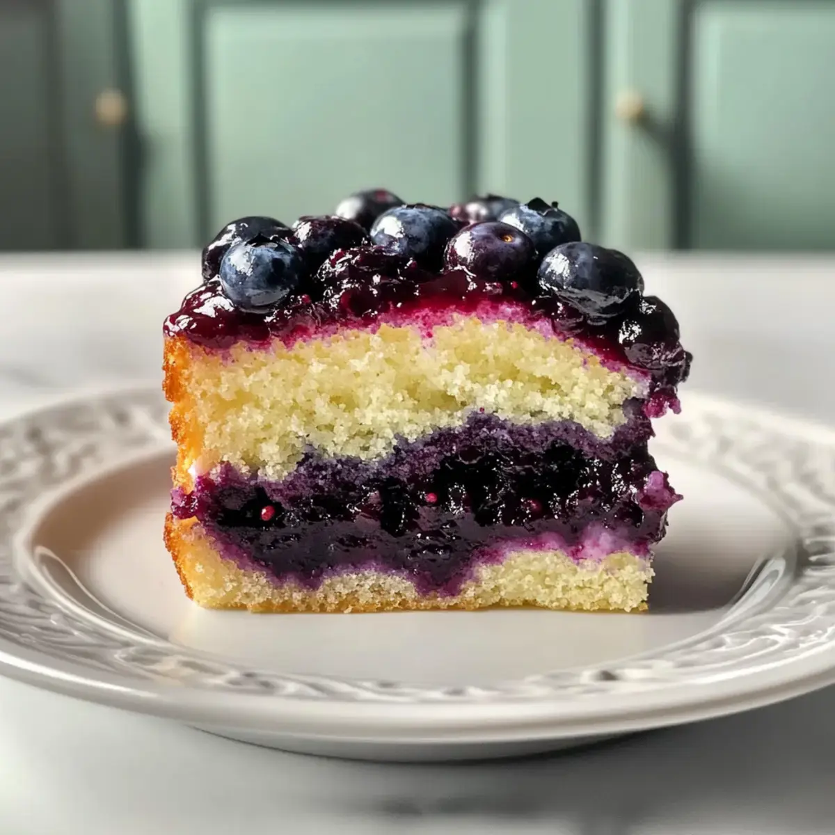 Blaubeerkompott Torte Cupcake Füllung