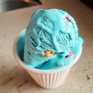 Blaue Mond Eiscreme