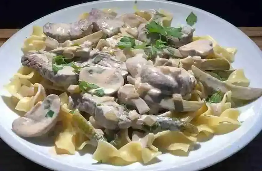 Boeuf Stroganoff lecker Rezept! 2 Boeuf Stroganoff Rezept