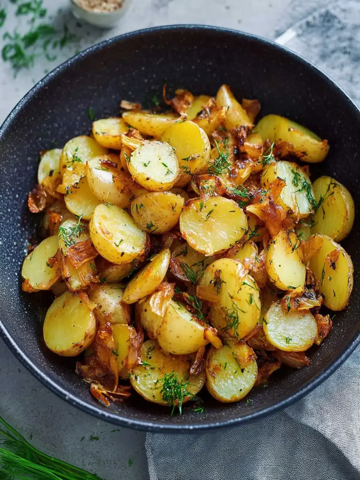 Bratkartoffeln mit Zwiebeln