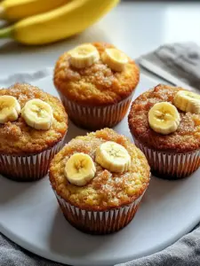 Feuchte Braune Zucker Bananen Muffins