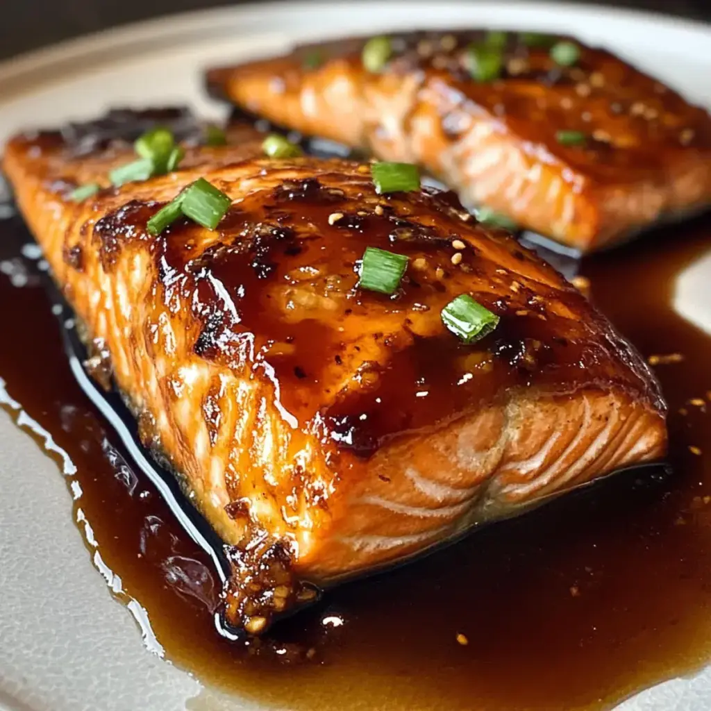 Brauner Zucker glasierter Lachs