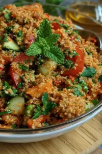Traditioneller Türkischer Bulgur Salat (Kisir)