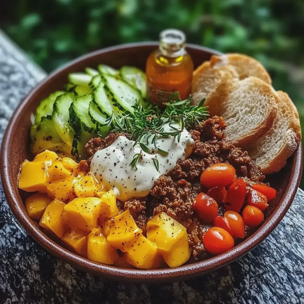 Burger Bowl Rezept