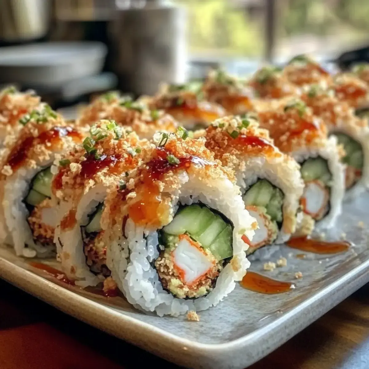 California Crunch Roll Sushi – Einfach und köstlich 2 California Crunch Roll Sushi