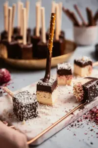 Cheesecake Sticks mit Schokolade