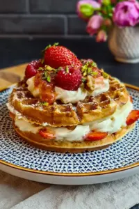 Cheesecake Waffeln