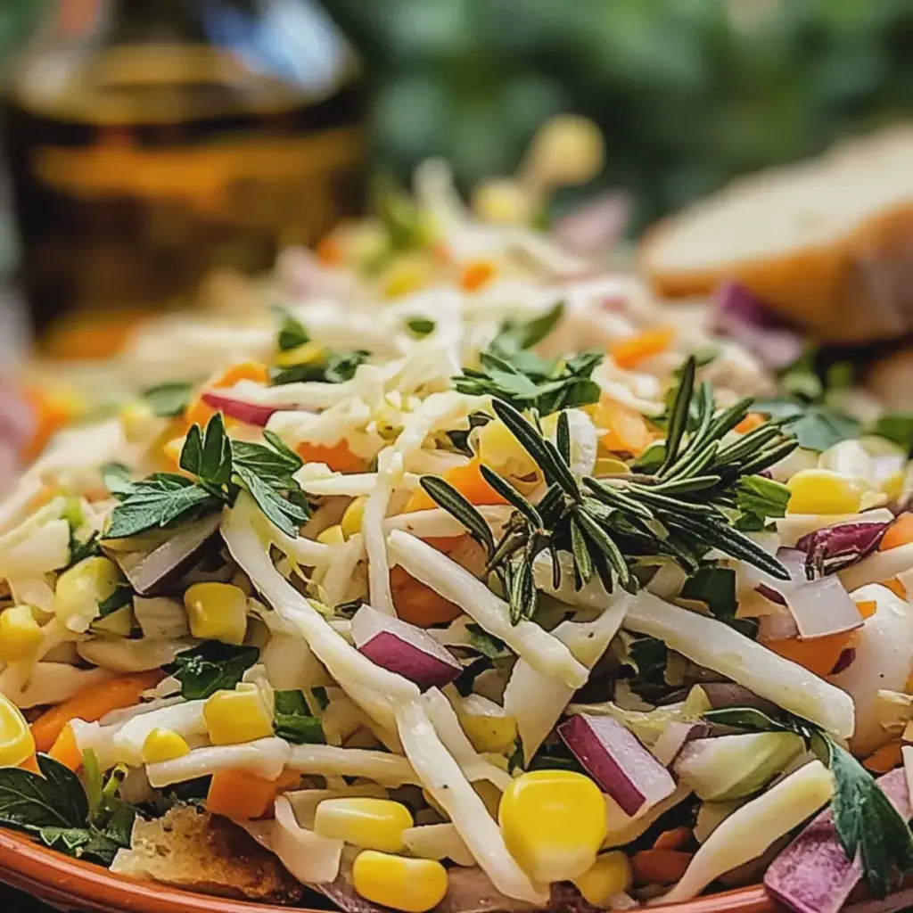 Chinakohl Salat mit Mais