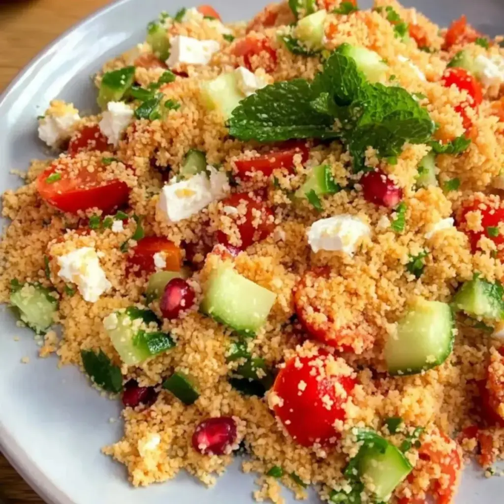 Couscous Salat mit Feta