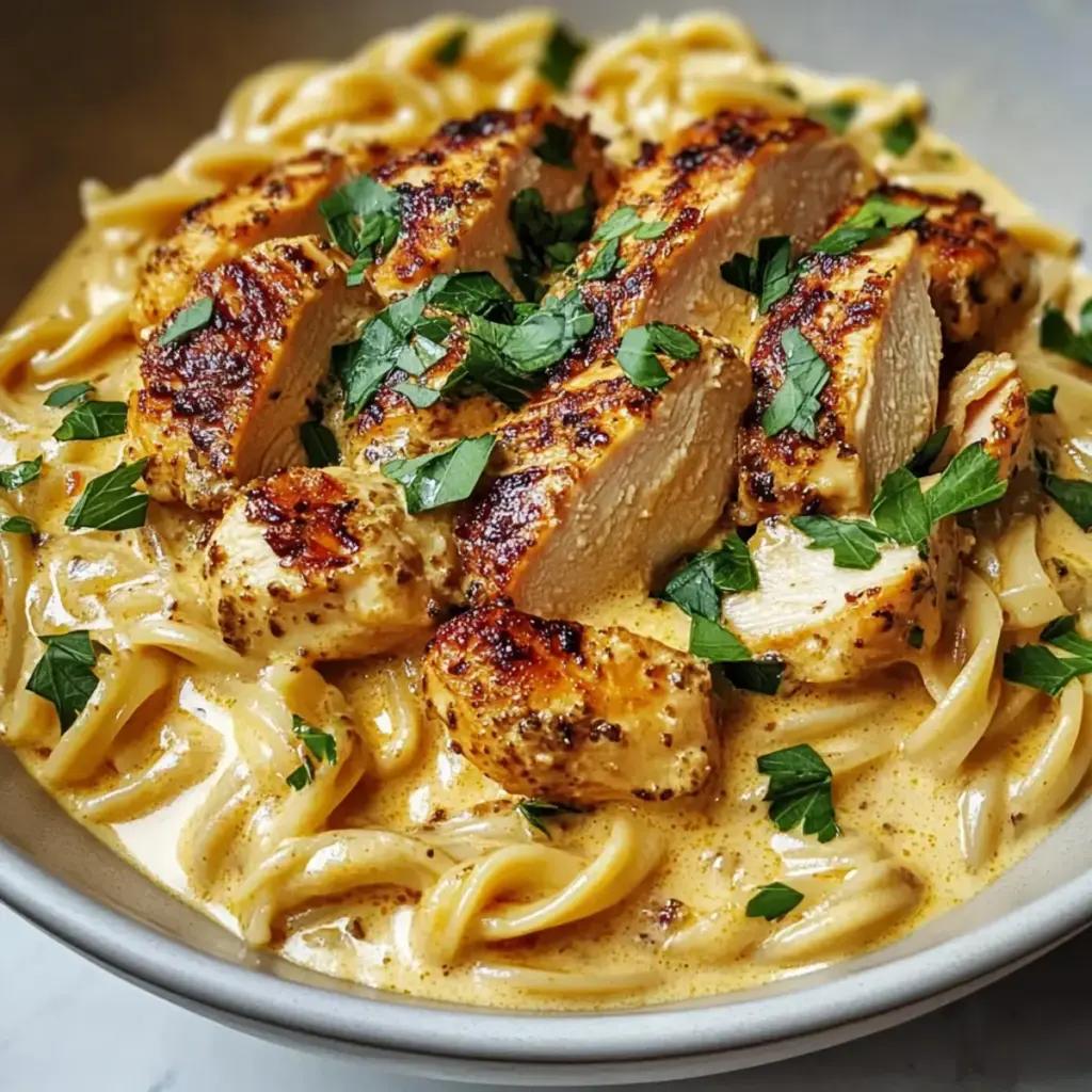 Cremige Cowboy Butter Hähnchen Pasta