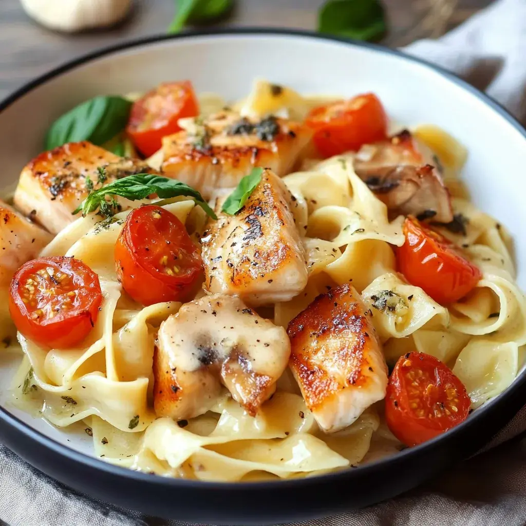 Cremige Pasta mit Lachs