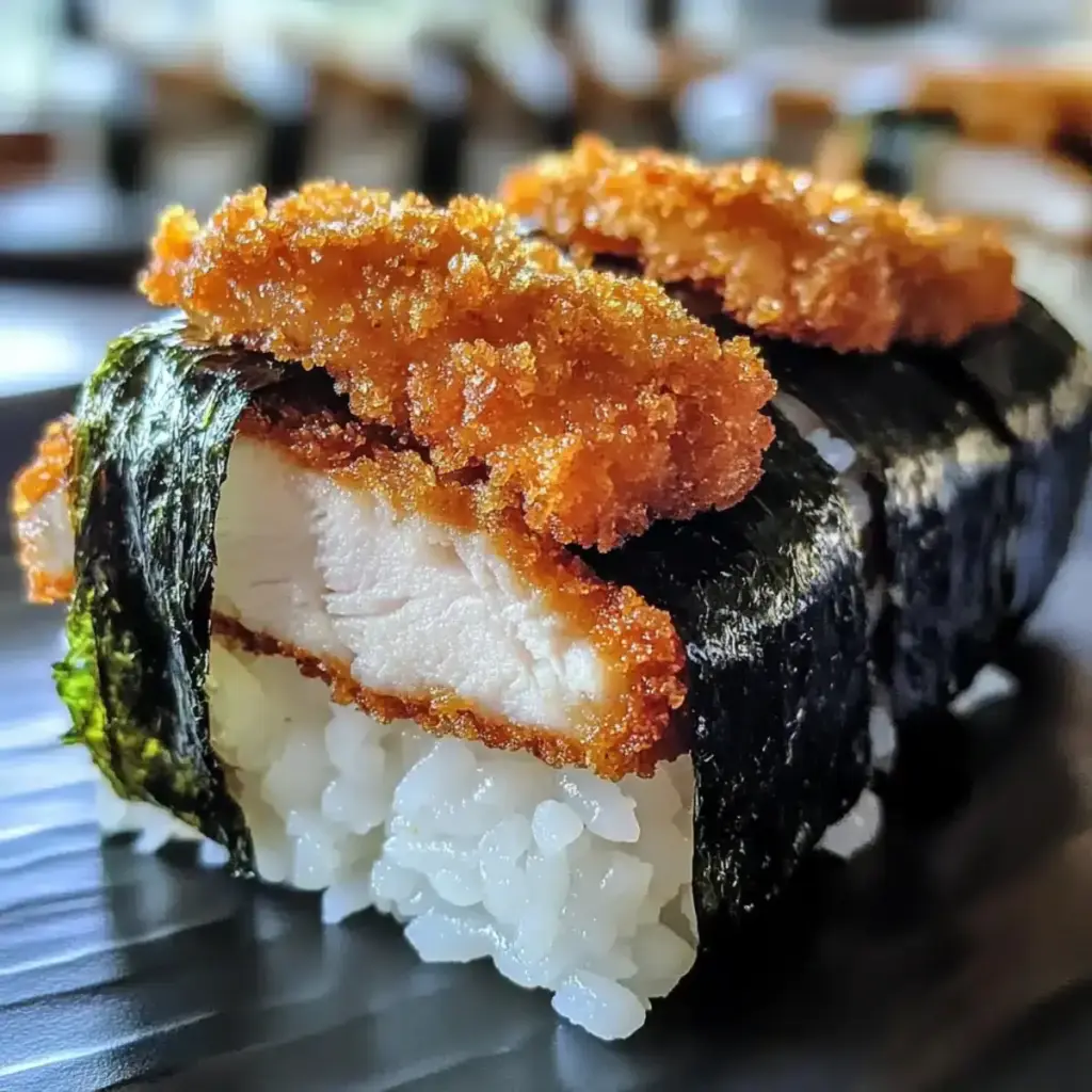 Crispy Hühnchen Katsu Musubi