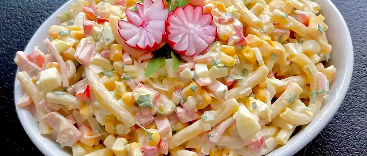 Nudelsalat Rezept für die Mädels 2 Einfacher Nudelsalat