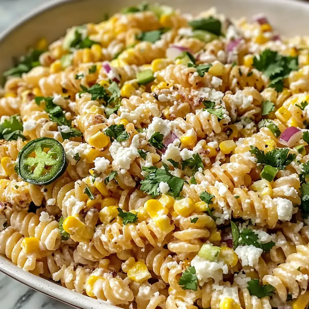 Elote Pasta Salat