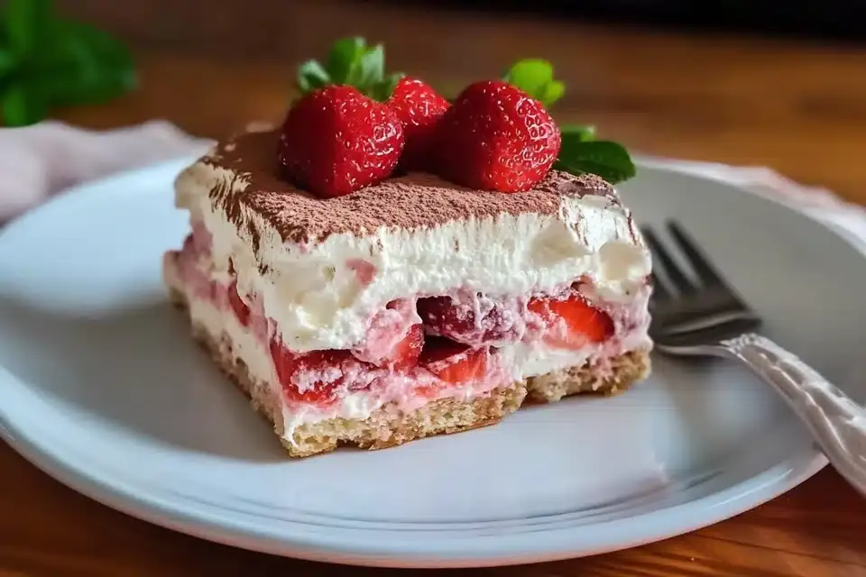 Erdbeer-Tiramisu