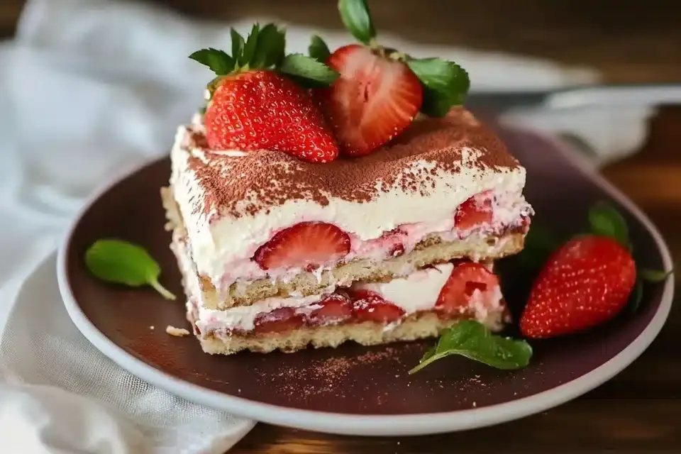 Erdbeer-Tiramisu