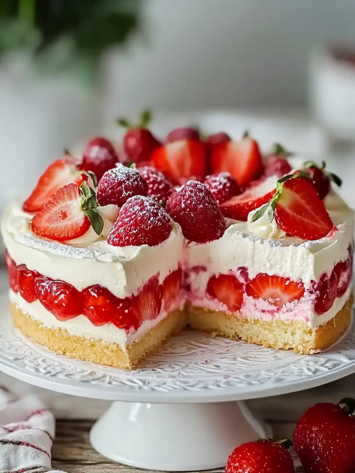 Erdbeertorte