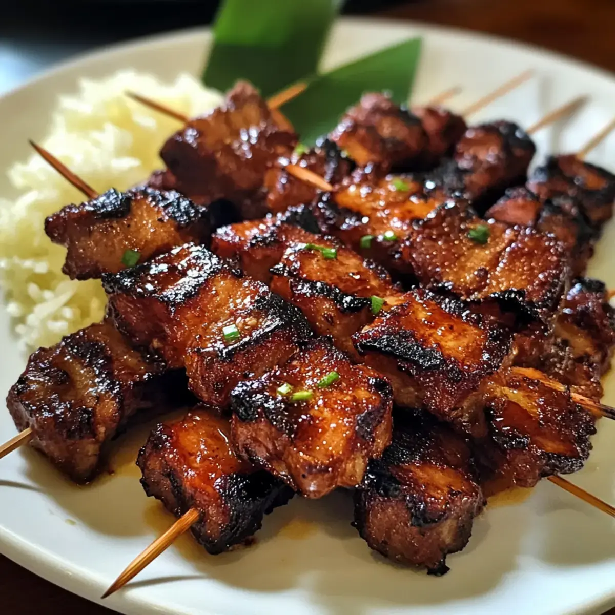 Filipino Schweinefleisch Grillgerichte
