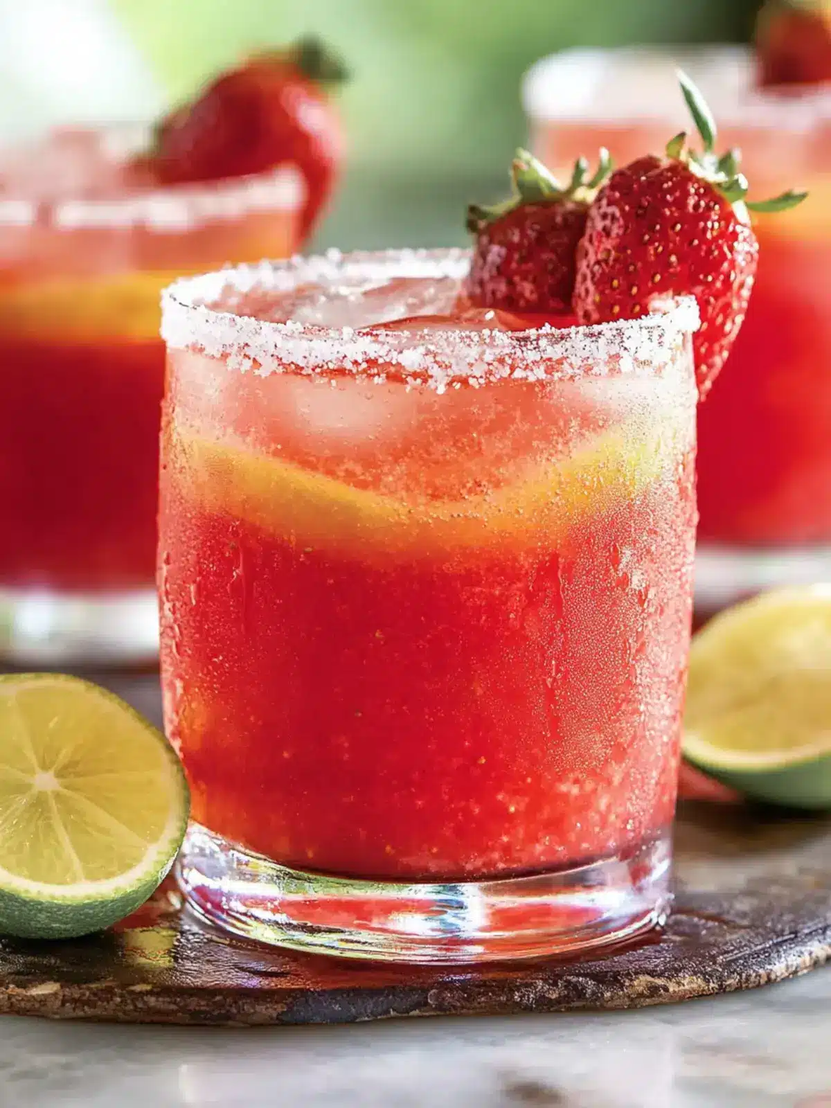 Gefrorene Erdbeer-Margarita