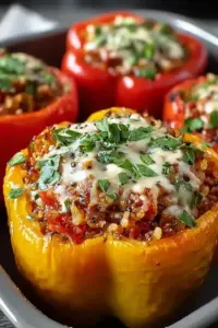 Gefüllte Paprika aus dem Airfryer